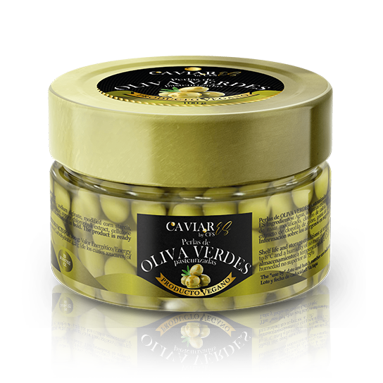 Pasteurized Green Olive Pearls
