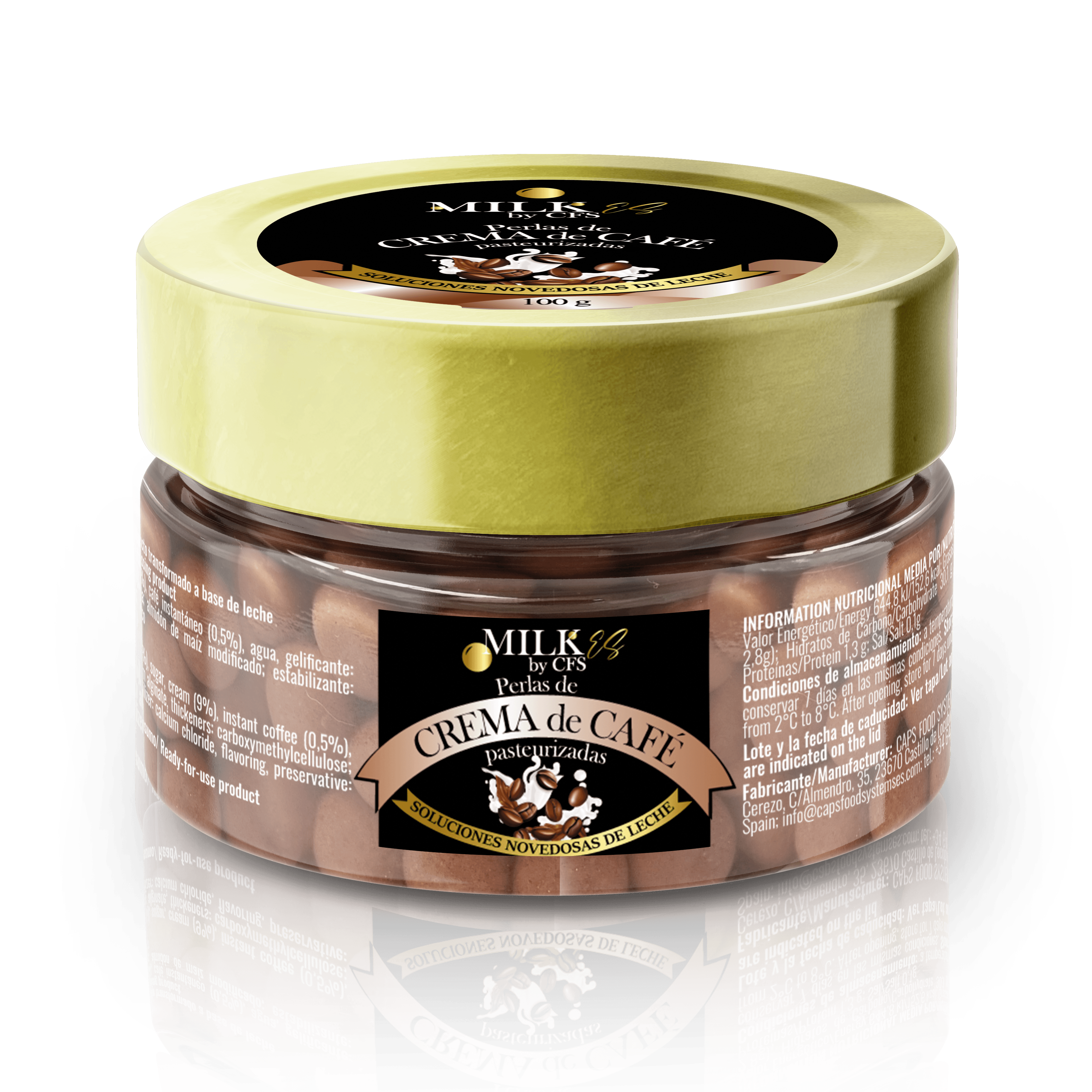 Pasteurized Creamy Coffee Pearls